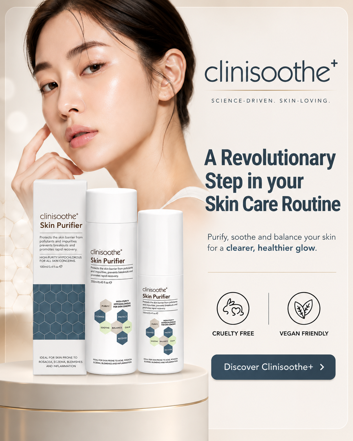 Skin Purifier Spray | Sensitive Skin Care | Antimicrobial Care