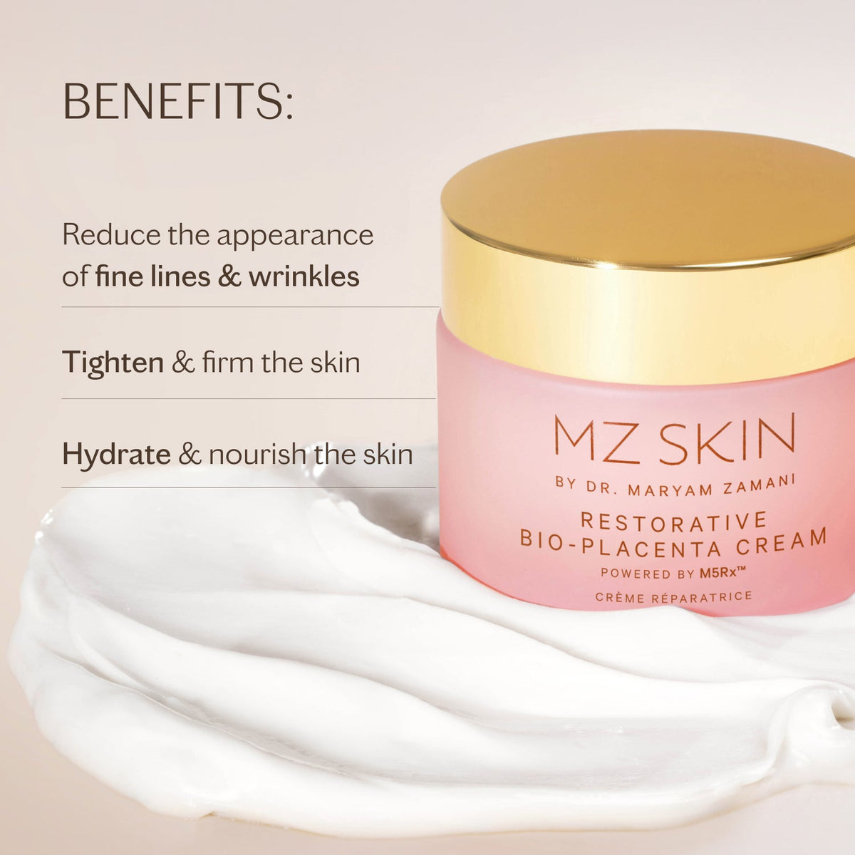 MZ Skin Restorative Bio-Placenta Cream benefits