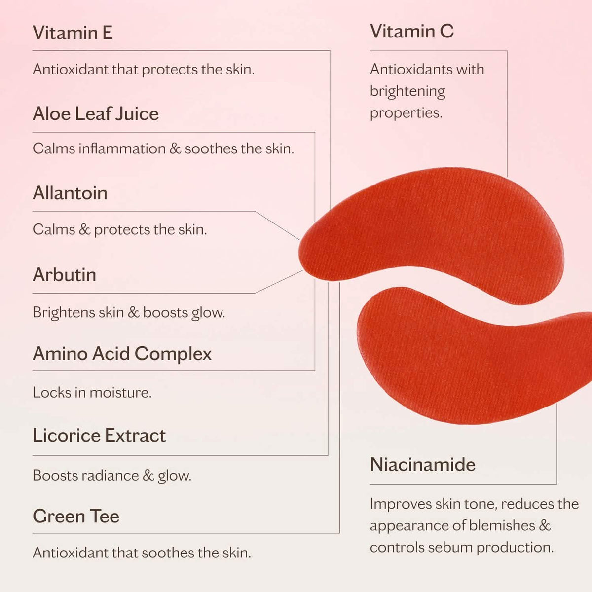 MZ Skin Vitamin-Infused Meso Eye Mask ingredients